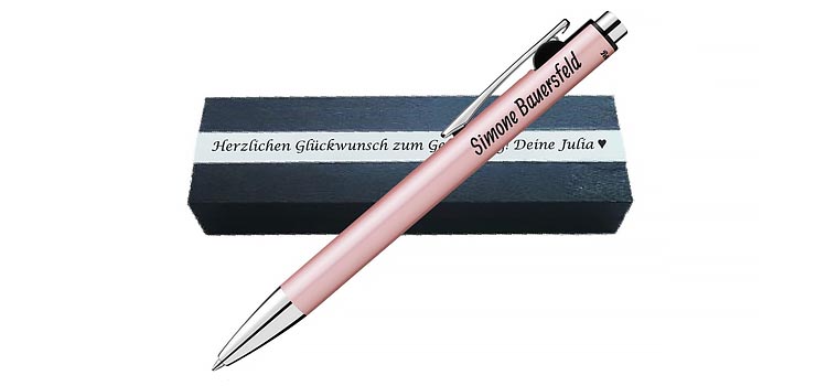 Pelikan K10 in der Farbe rosé Roségold PS52 mit persönlicher Gravur