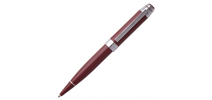 Cerruti Kugelschreiber 1881 Heritage Red aus Messing, Farbe rot